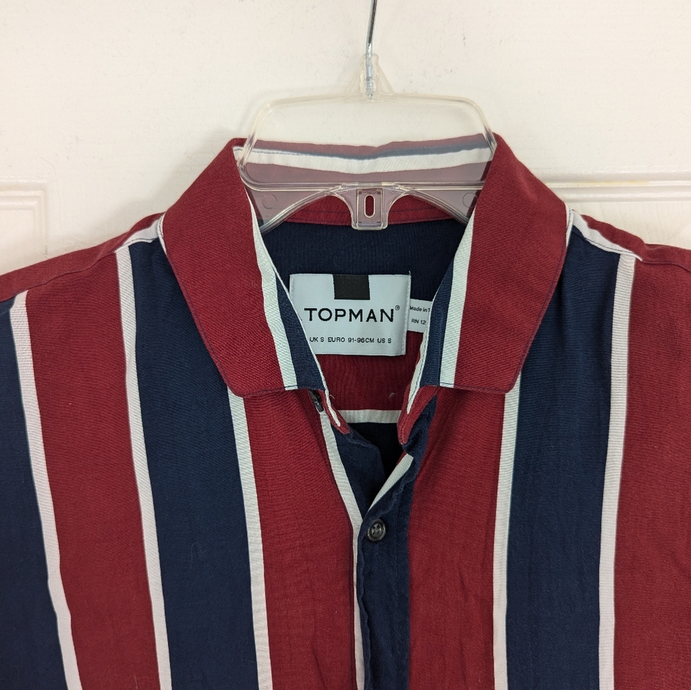 Topman Short-Sleeve Button-Up